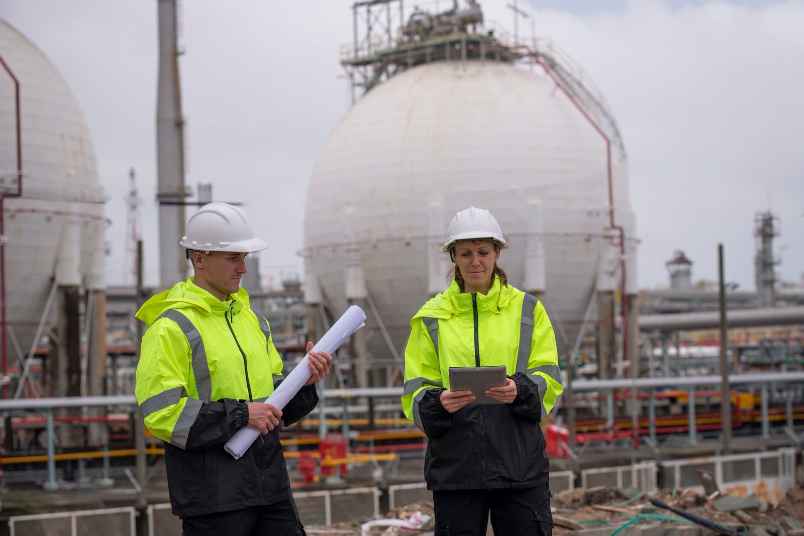 two-workers-are-looking-tablet-front-large-circular-object